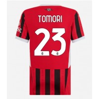 Camisa de Futebol AC Milan Fikayo Tomori #23 Equipamento Principal Mulheres 2024-25 Manga Curta